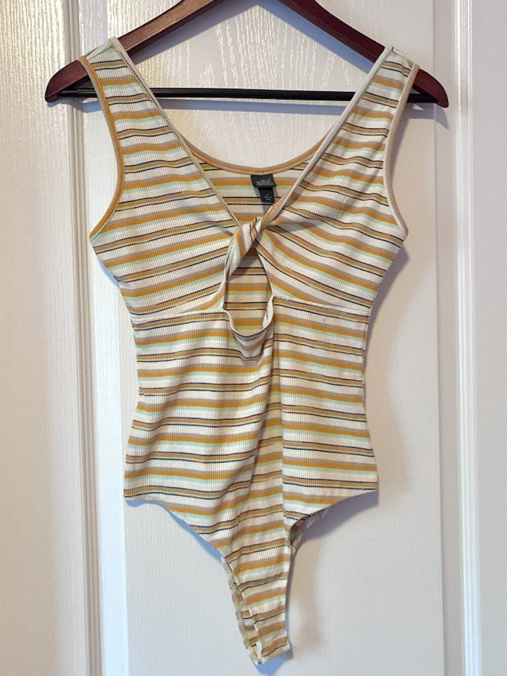 Retro Wild Fable Striped Bodysuit